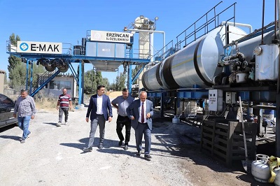 Vali Yardımcımız Mercan Asfalt Plent Tesisi ve Tercan Şantiyesi'nde İncelemelerde Bulundu.